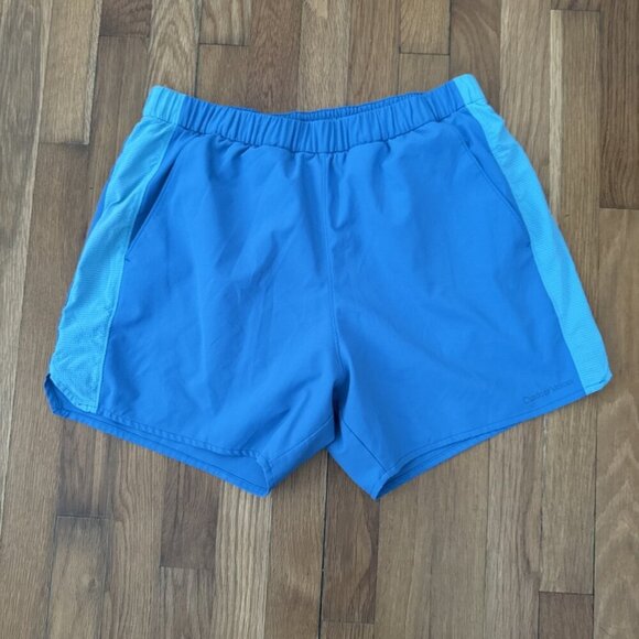 Outdoor Voices Men's High Stride Lined Train Short Blue Size L - Picture 1 of 6